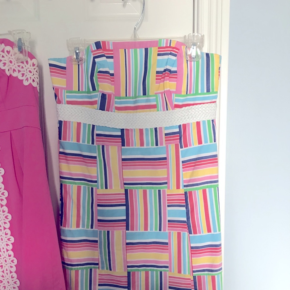 Lilly Pulitzer strapless sun dress